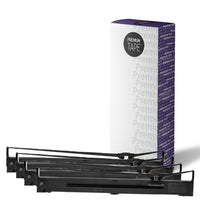 Premium Tape Epson S015335 FX2190/LQ2090 Alternative Ribbon - Black - 4 Pack-Compatible