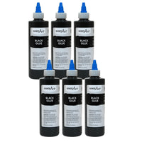 Handy Art Glue - 8 oz. - Black - 6 Pack-Create black outlines or use as a contrast color
