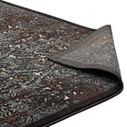 Modway Westia Ornate Turkish Vintage Area Rug - 8 ft W x 10 ft L - Dark Brown/Silver Blue-8