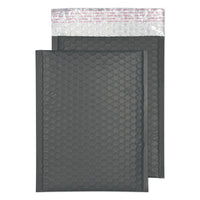 Blake Padded Bubble Protective Envelope Mailers - 7-1/2" W x 10-3/8" L - Graphite Gray - 10 Pack-Padded Bubble Mailer