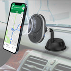 Mighty Mount MagSafe 15W Wireless Charger Mount - 360° Dash & Windshield Base-Seamless Fast Charging: Wireless Charging that keeps your phone always ready to roll at your destination