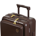 Champs Onyx Carry-on Luggage - Brown-Charging on-the-go. Carry-on with built-in USB port allows you to charge your devices anywhere you go. (cable included, power bank not included)