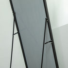 HOMCOM Full Length Mirror Floor Standing or Wall - 19.7" W x 63.6" H - Black-Colour: Black 