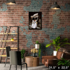 Sidney Crosby Pittsburgh Penguins Raising Cup Spotlight - Framed Canvas - 31" x 22"-Officially licensed by the NHL and NHLPA