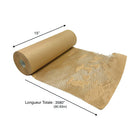 Reliabag  - Papier d’emballage coussiné en nid d'abeille avec autocollants fragiles - 15" x 295'-Une alternative écologique à la bulle en plastique
