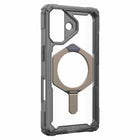 UAG Plasma XTE Compatible with MagSafe Rugged Case for iPhone 17 - Ash/Titanium-Enhanced corners to disperse impact
