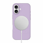 Blu Element Silicone Compatible with MagSafe Case for iPhone 17 - Lavender-Raised Edges to protect the camera and screen