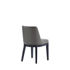 Manhattan Comfort Gansevoort 19" Modern Faux Leather Upholstered Dining Chair - Pebble Grey - Set of 4-Seat Height: 19.5