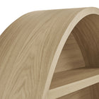 Modway Romy 47" Round Wall Book Shelf - Natural-8