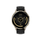 Garmin - Venu 3S - 41mm Lunette en acier inoxydable Soft Gold avec boîtier et bracelet en silicone lin-1,4 po (35,4 mm) Diametre
