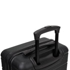 Swiss Mobility YVR 21.5" Hardside Carry-on Luggage - Black-Lined interior with dividing panel, practical pockets, and tightening straps to keep content organized and in place