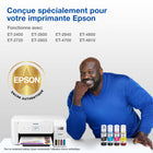 Epson - T522 Bouteille d’encre - Capacité standard - Jaune-Bouteilles d’encre EcoFit - conception avec détrompeur unique qui facilite le remplissage