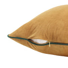 Modway Accentuate 20" Performance Velvet Throw Pillow - Cognac Green-Performance Velvet Sham