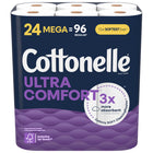 Cottonelle Ultra Comfort Toilet Paper - Strong - 24 Rolls/Pack-Cottonelle Ultra Comfort Toilet Paper, 24 Mega Rolls, 244 sheets per roll