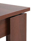 HOMCOM - Table basse moderne à plateau relevable convertible en bureau à thé - brun-Couleur : Grain de bois brun
