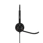Jabra Engage 40 Inline Link USB-C UC Stereo Headset-Leatherette, PC & PC/ABS plastic, PP, silicon rubber, stainless steel, TPE
