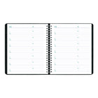 Blueline 2026 Essential Weekly Planner - 8" x 6-1/2" - Black - Bilingual-Telephone and address section