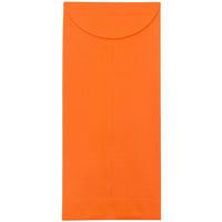 JAM Paper #12 Policy Envelopes, 4.75 x 11, Brite Hue Orange Recycled, 100 Pack (3156399g)-Orange