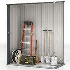Outsunny 5' x 3' Outdoor Storage Shed-Lockable door provide more safety of your items  

