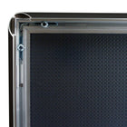 SECO Snap Poster Frame Case - 11 x 17 Inches - Black-Includes mounting hardware (screws and plugs); can be positioned portrait or landscape