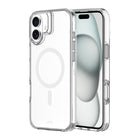 AXS Crystal Shield D3O Case Made with Recycled Materials Magsafe Compatible for Apple iPhone 16 Plus - Clear-6ft drop tested to protect from drops in most everyday situations