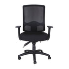 TygerClaw - Chaise de bureau de travail réglable en maille à dossier moyen-Support lombaire réglable, accoudoirs réglables et hauteur du dossier pour s'adapter à différents types de corps et réduire la pression