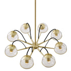 Modway Hanna 8-Light Chandelier - Clear/Gold-Assembly Required