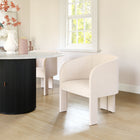 Zuo Hull Accent Chair - Beige-Dimensions: 22.8" L x 24.8" W x 29.1" H