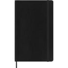 Moleskine Classic 18-Month 2026-2027 Weekly Planner - Soft Cover - 5" x 8.25" - Black - English-Ivory-coloured, 70 g/m², acid-free paper