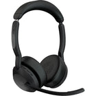 Jabra Evolve2 55 Link380a USB-A Stereo Wireless Headset with Stand - Teams-Up to 18 Hours of Battery Life