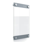 Quartet Infinity Customizable Glass Board, 8-1/2" x 11", Clear (3413899240)-Create unique displays, charts and more with a personalized Quartet board. The tempered glass surface is easy to clean in between uses and it resists stains and ghosting with superior erasablity. Durable, tempered glass is designed for long-term performance.