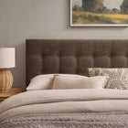 Modway Emily Fabric Upholstered Queen Size Headboard - Mocha-Queen Size Headboard