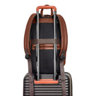 Champs - Onyx Sac à Dos Classique en Cuir - Marron-Courroie de chariot pour les bagages à main