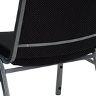 Flash Furniture HERCULES Series Big & Tall Black Fabric Stack Chair-Black Patterned Fabric Upholstery