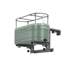 Permasteel Self-Watering Planter Box with Mounting Brackets - Green-8
