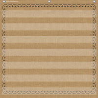 Teacher Created Resources 7 Pocket Chart - 28" x 28" - Burlap Design-Teach new vocabulary, introduce rhyming words, or provide visual assistance for math drills and equations
