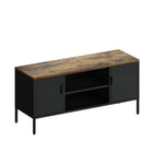 Manhattan Comfort Landen 47.3" Modern TV Stand - Black-30 Day Limited Manufacturer's Warranty