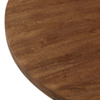 Modway Viva Round Acacia Wood Side Table - Brass Light Oak-7