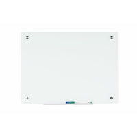 MasterVision - Tableau effaçable à sec en verre magnetique River - 36 po L x 48 po l-Surface effaçable à sec en verre magnetique de haute qualite