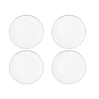 Maxwell & Williams White and Gold Entrée Plate 23 cm - 4 Pack-Handwashing Recommended