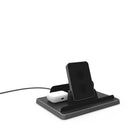 Adam Elements - Station de charge sans fil 5-en-1 OMNIA Q5-Remarque sur la compatibilité : Câble de recharge iPad et module de recharge Apple non inclus, Nécessite un adaptateur mural PD/QC de 45 W minimum (non inclus)