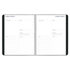 Blueline - Agenda Scolaire Mensuel - 11 po H x 8 1/2 po l - Noir - Anglais-Jours fériés