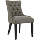 Modway Regent Fabric Dining Side Chair - Granite - 2 Pack-Dense Foam Padding for Comfort