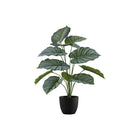 Monarch Specialties - Plante Artificielle - 24 po H - Calathée - Mis En Pot - Touche Réelle - Feuilles Vertes - Pot Noir-Ajoutez une touche de nature et de verdure à n'importe quelle pièce avec cette plante artificielle Calathée qui mesure 24 po de haut, installée dans un pot noir de 5 po