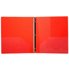 JAM Paper Plastic 3 Ring Binder, 0.75 inch, Red, 5 Pack (53016reg)-With plenty of colours to choose from, they're great for colour coordinating