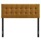 Modway Emily Fabric Upholstered King Size Headboard - Copper-King Size Headboard