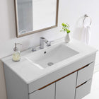 Modway Cayman 36" Bathroom Sink - White-Ceramic Construction