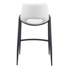 Zuo Desi Counter Stool - White - Set of 2-6