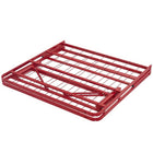 Modway Horizon Stainless Steel Twin Bed Frame - Red-Easy To Assemble And Fold Away