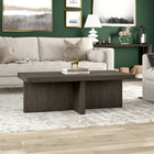 Hudson&Canal Elna 44"W Rectangular Coffee Table - Alder Brown-Finished in wood-look alder brown